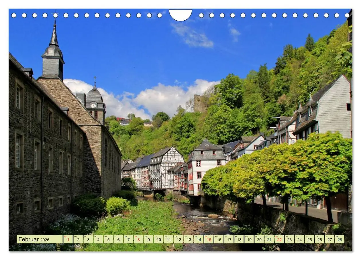 Bild: 9783457930502 | Die schönsten Orte der Eifel - Monschau (Wandkalender 2026 DIN A4...