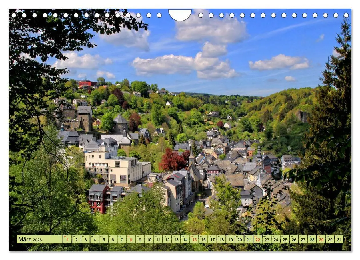 Bild: 9783457930502 | Die schönsten Orte der Eifel - Monschau (Wandkalender 2026 DIN A4...