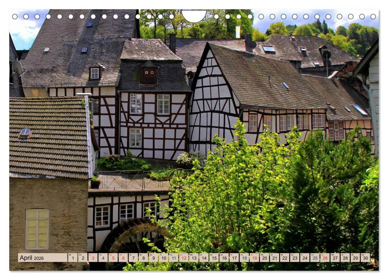Bild: 9783457930502 | Die schönsten Orte der Eifel - Monschau (Wandkalender 2026 DIN A4...