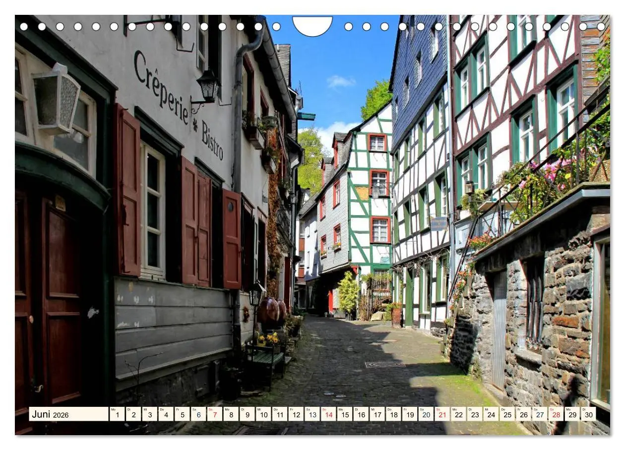 Bild: 9783457930502 | Die schönsten Orte der Eifel - Monschau (Wandkalender 2026 DIN A4...