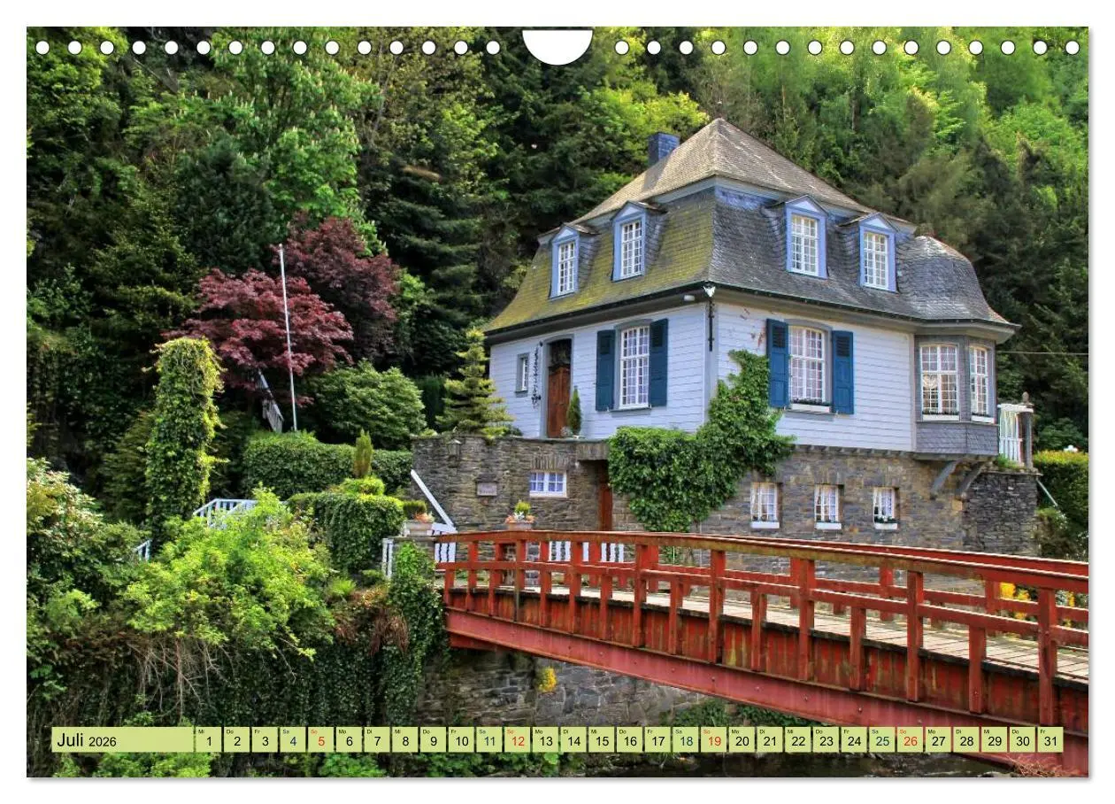 Bild: 9783457930502 | Die schönsten Orte der Eifel - Monschau (Wandkalender 2026 DIN A4...