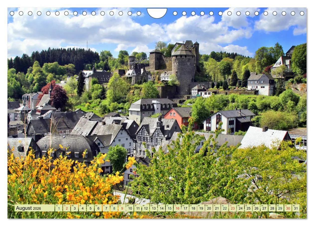 Bild: 9783457930502 | Die schönsten Orte der Eifel - Monschau (Wandkalender 2026 DIN A4...