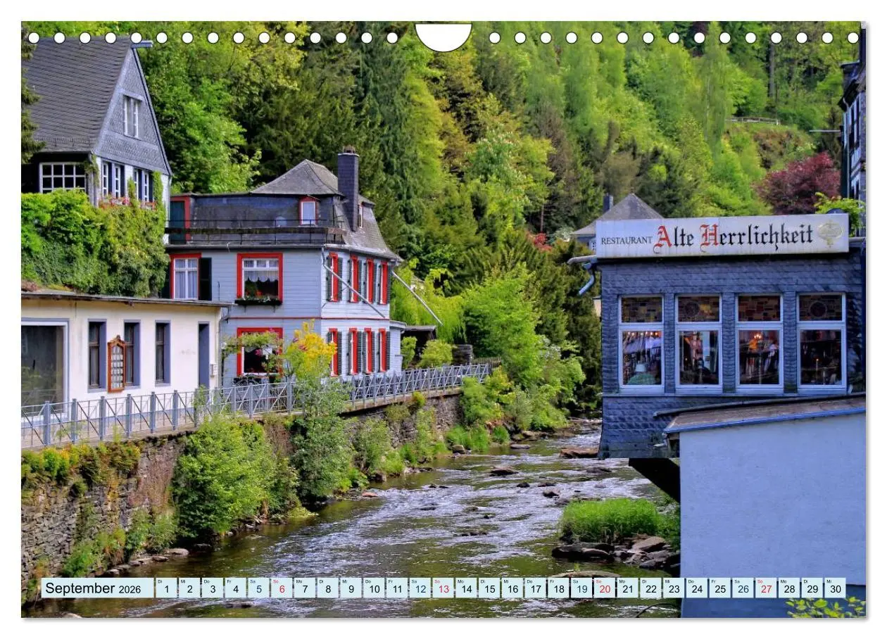 Bild: 9783457930502 | Die schönsten Orte der Eifel - Monschau (Wandkalender 2026 DIN A4...