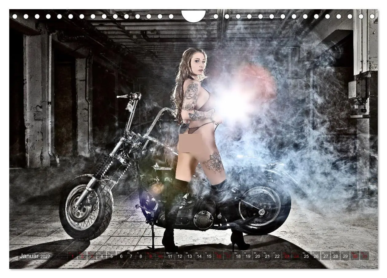 Bild: 9783569280502 | Motorräder und Sexy Girls (Wandkalender 2027 DIN A4 quer), CALVENDO...