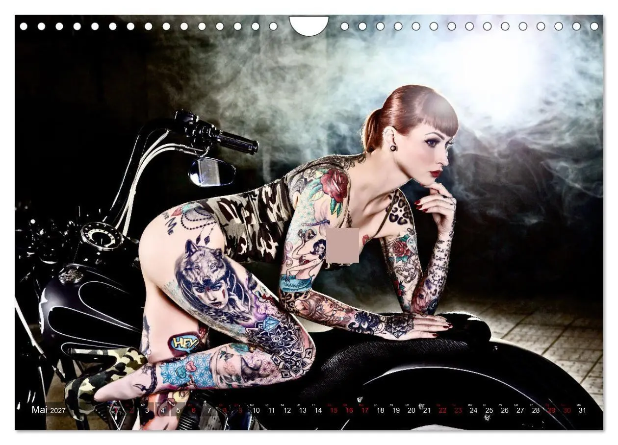 Bild: 9783569280502 | Motorräder und Sexy Girls (Wandkalender 2027 DIN A4 quer), CALVENDO...