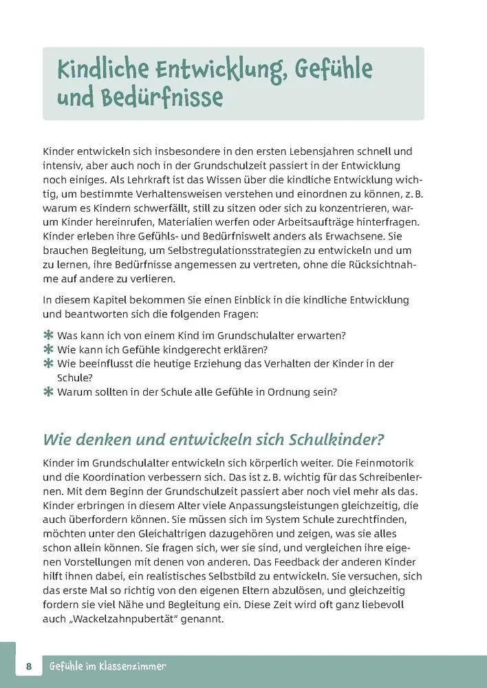 Bild: 9783834670502 | Gefühle im Klassenzimmer - Strategien für herausforderndes...