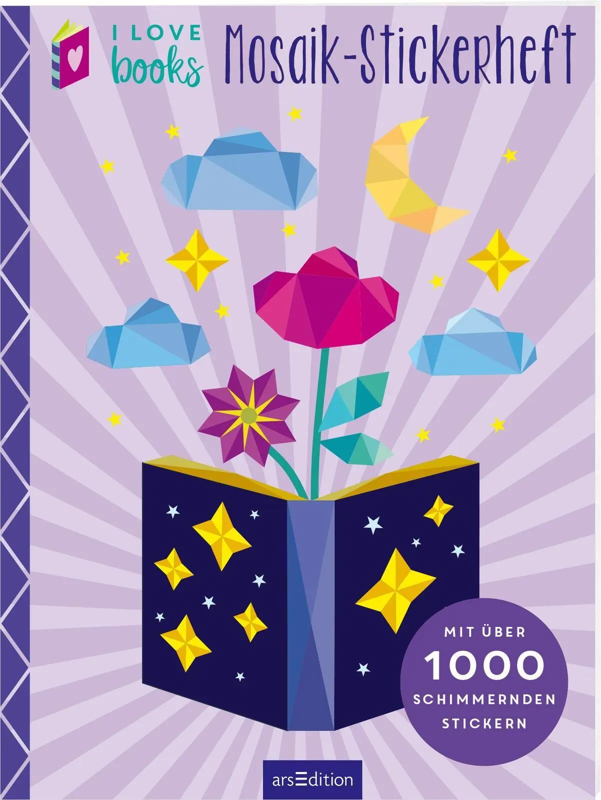 Cover: 9783845870502 | I Love Books - Mosaik-Stickerheft | Marielle Enders | Taschenbuch