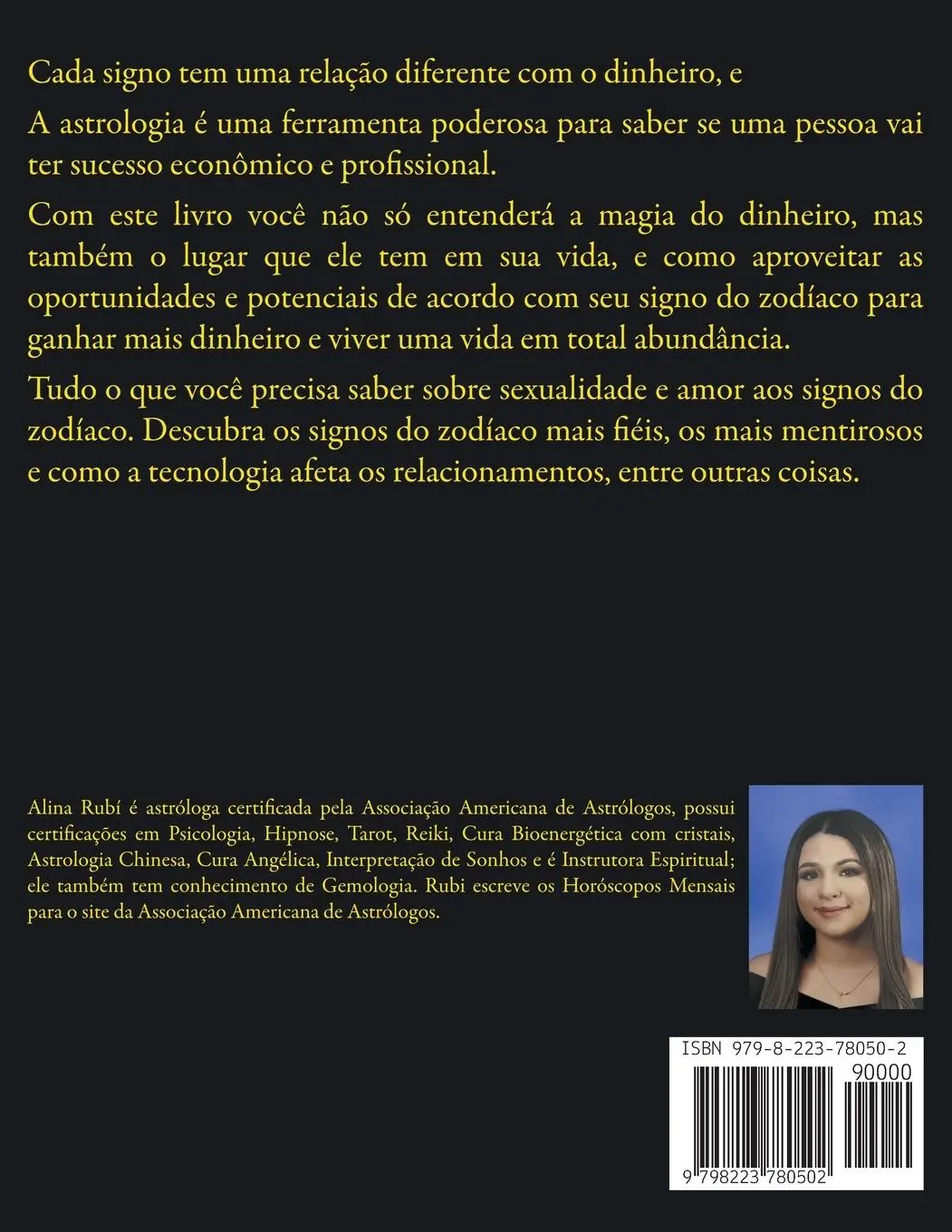 Rückseite: 9798223780502 | Dinheiro, Amor e os Signos Zodiacais | Angeline Rubi and Alina A. Rubi