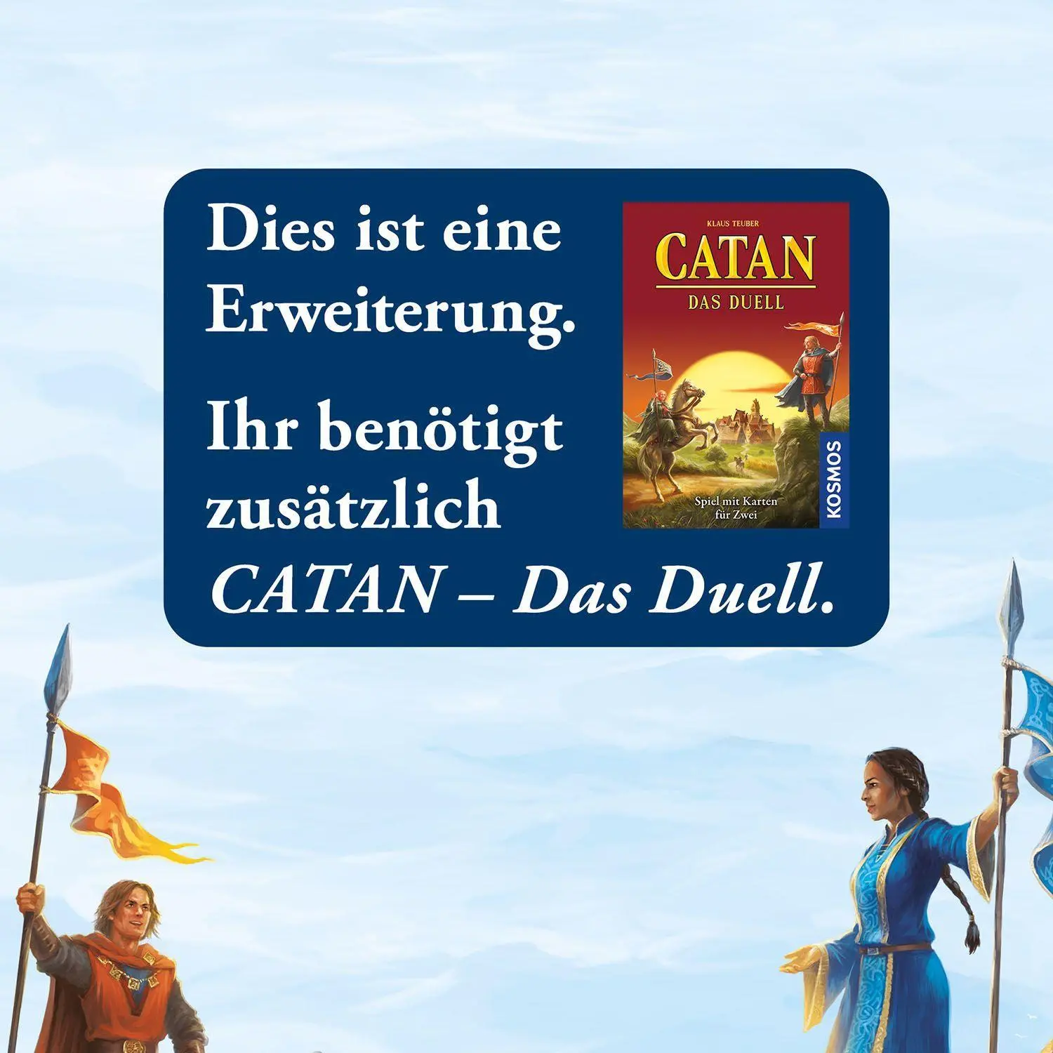 Bild: 4002051680602 | Catan - Das Duell - Erweiterung | Klaus Teuber | Spiel | Brettspiel