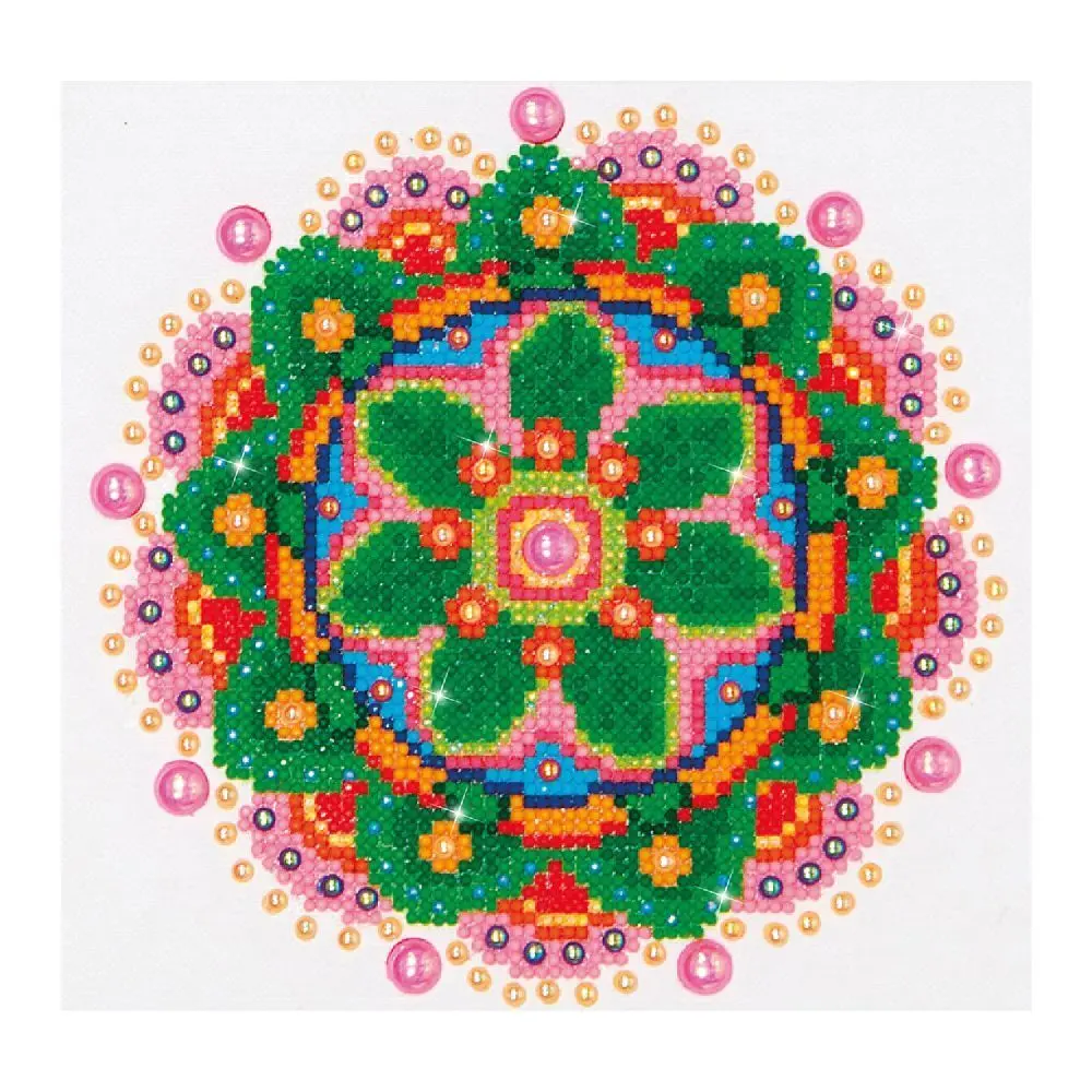 Cover: 4897073240602 | DIAMOND DOTZ - Diamond Painting Blumen Mandala | Kit (Bastelset)