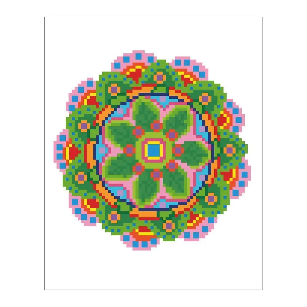 Bild: 4897073240602 | DIAMOND DOTZ - Diamond Painting Blumen Mandala | Kit (Bastelset)