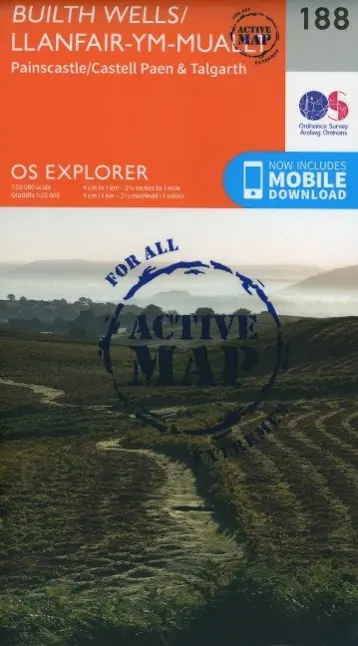 Cover: 9780319470602 | Builth Wells, Painscastle and Talgarth | Ordnance Survey | Englisch