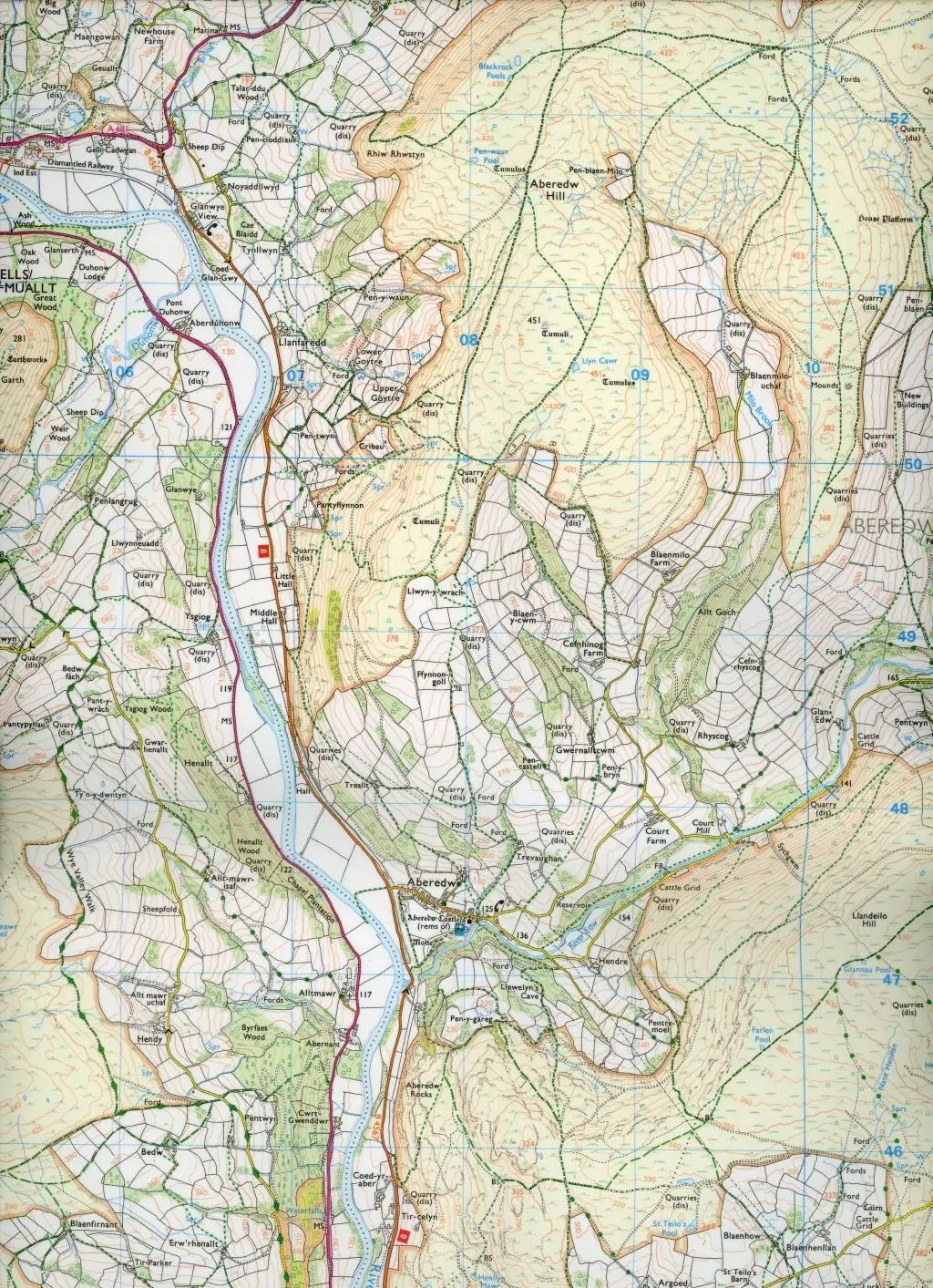 Bild: 9780319470602 | Builth Wells, Painscastle and Talgarth | Ordnance Survey | Englisch