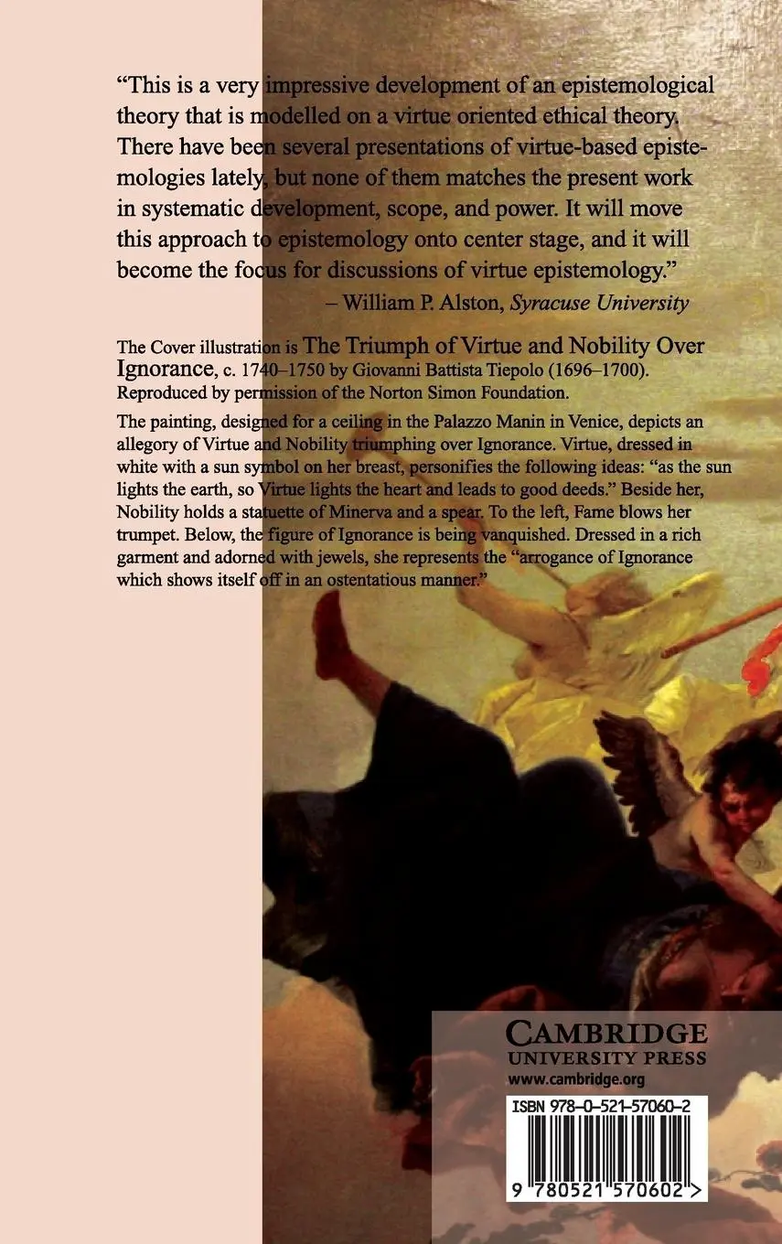 Rückseite: 9780521570602 | Virtues of the Mind | Linda Trinkaus Zagzebski | Buch | Englisch
