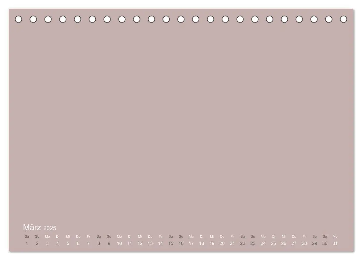 Bild: 9783435210602 | DIY Bastel-Kalender -Erdige Pastell Farben- Zum Selbstgestalten...