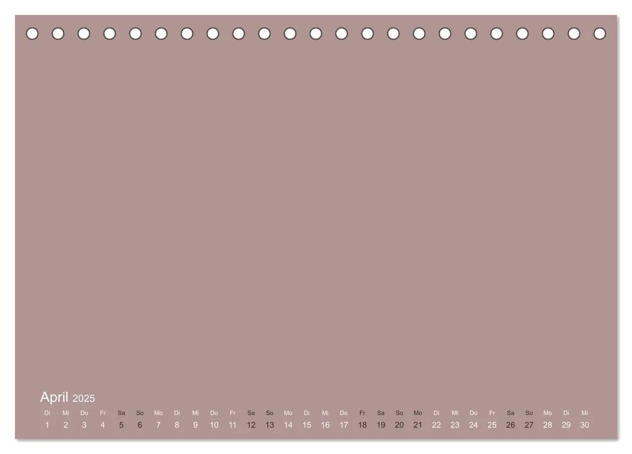 Bild: 9783435210602 | DIY Bastel-Kalender -Erdige Pastell Farben- Zum Selbstgestalten...