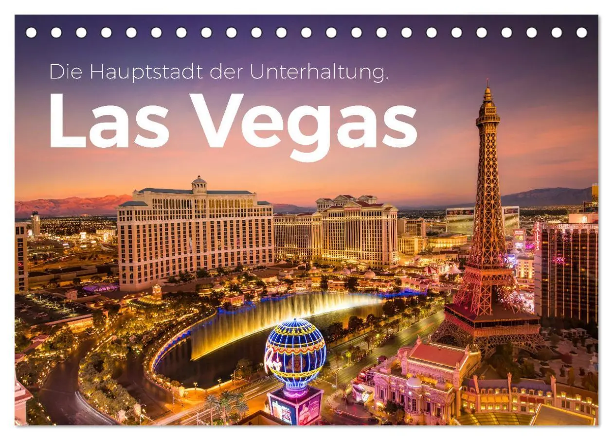 Cover: 9783457540602 | Las Vegas - Die Hauptstadt der Unterhaltung. (Tischkalender 2026...