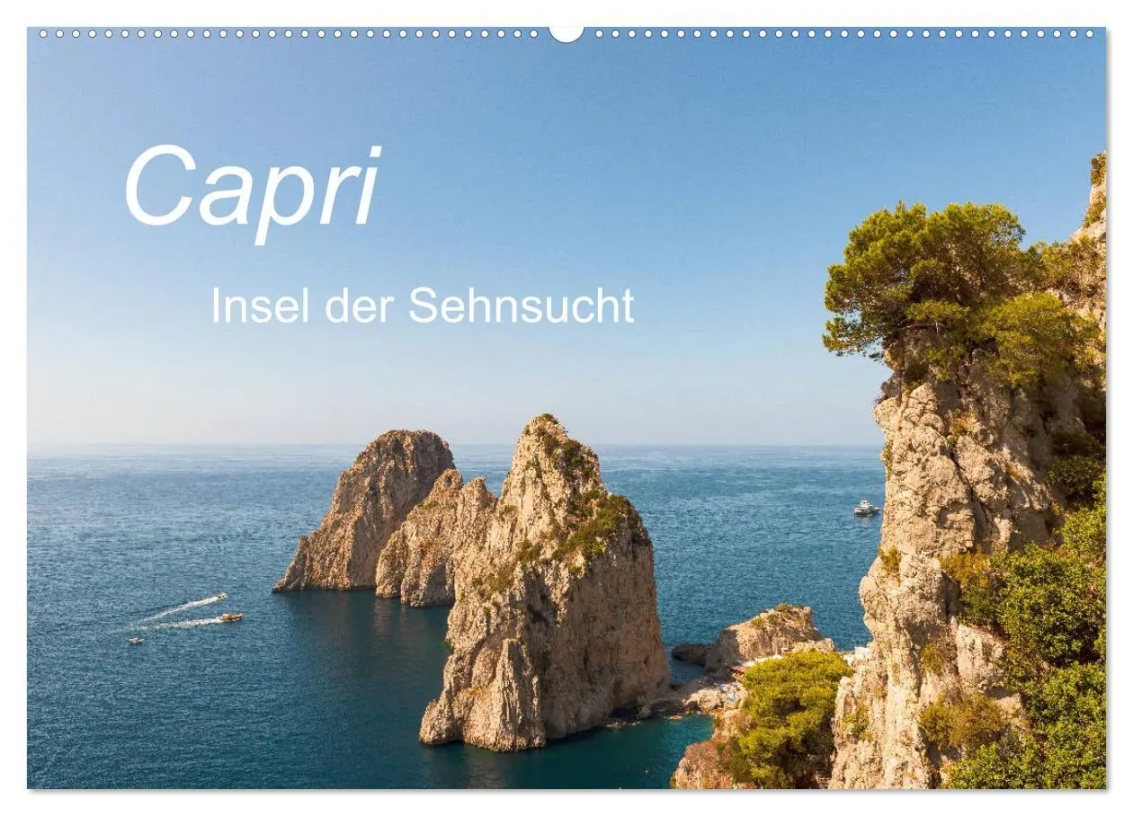 Cover: 9783457780602 | Capri, Insel der Sehnsucht (Wandkalender 2026 DIN A2 quer),...