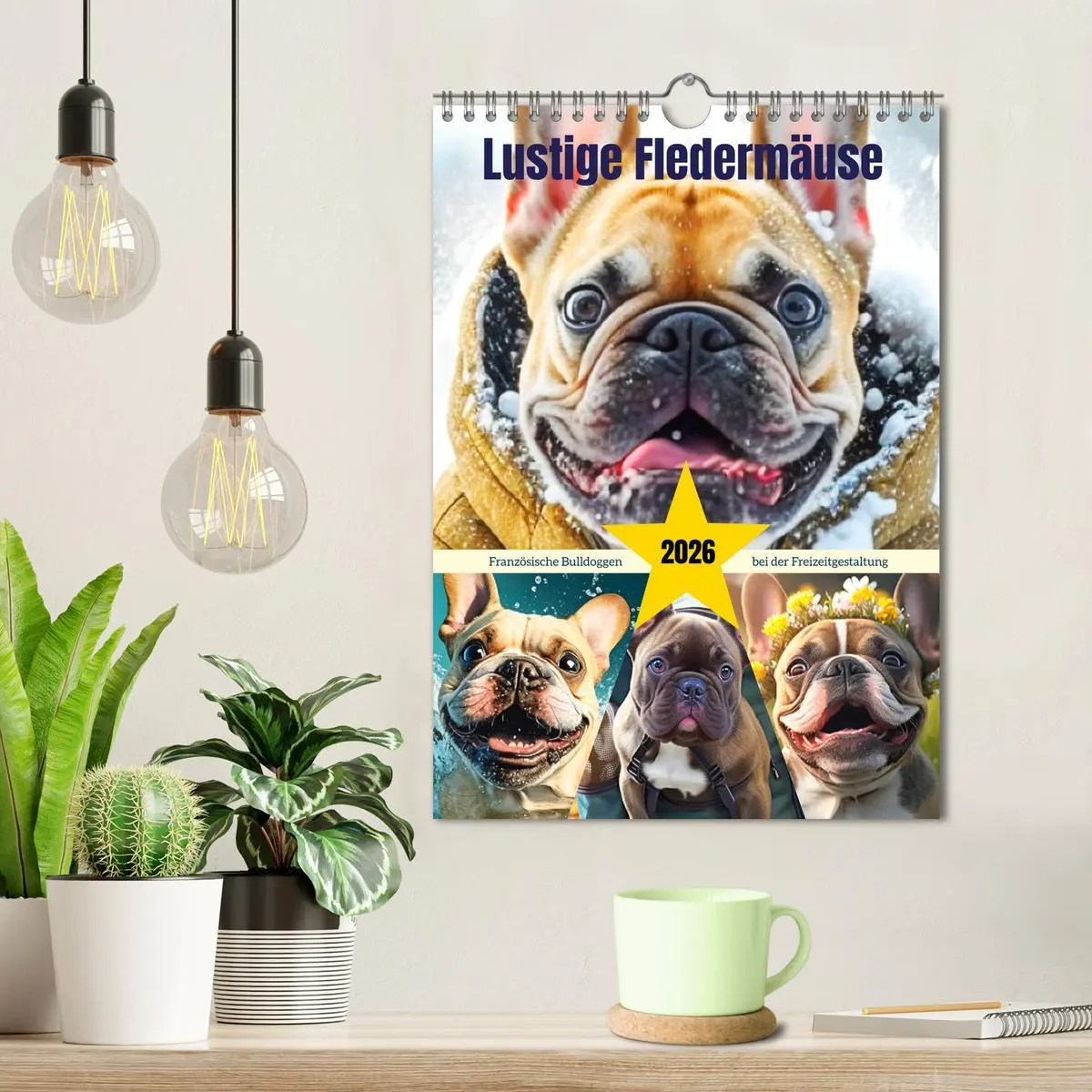Bild: 9783516320602 | Lustige Fledermäuse. Französische Bulldoggen bei der...