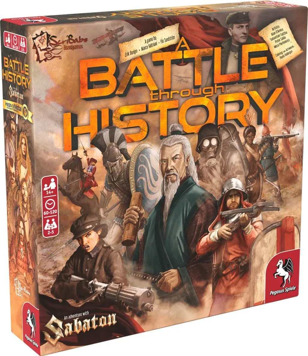 Cover: 4250231730702 | A Battle through History - Das Sabaton Brettspiel | Marco Valtriani