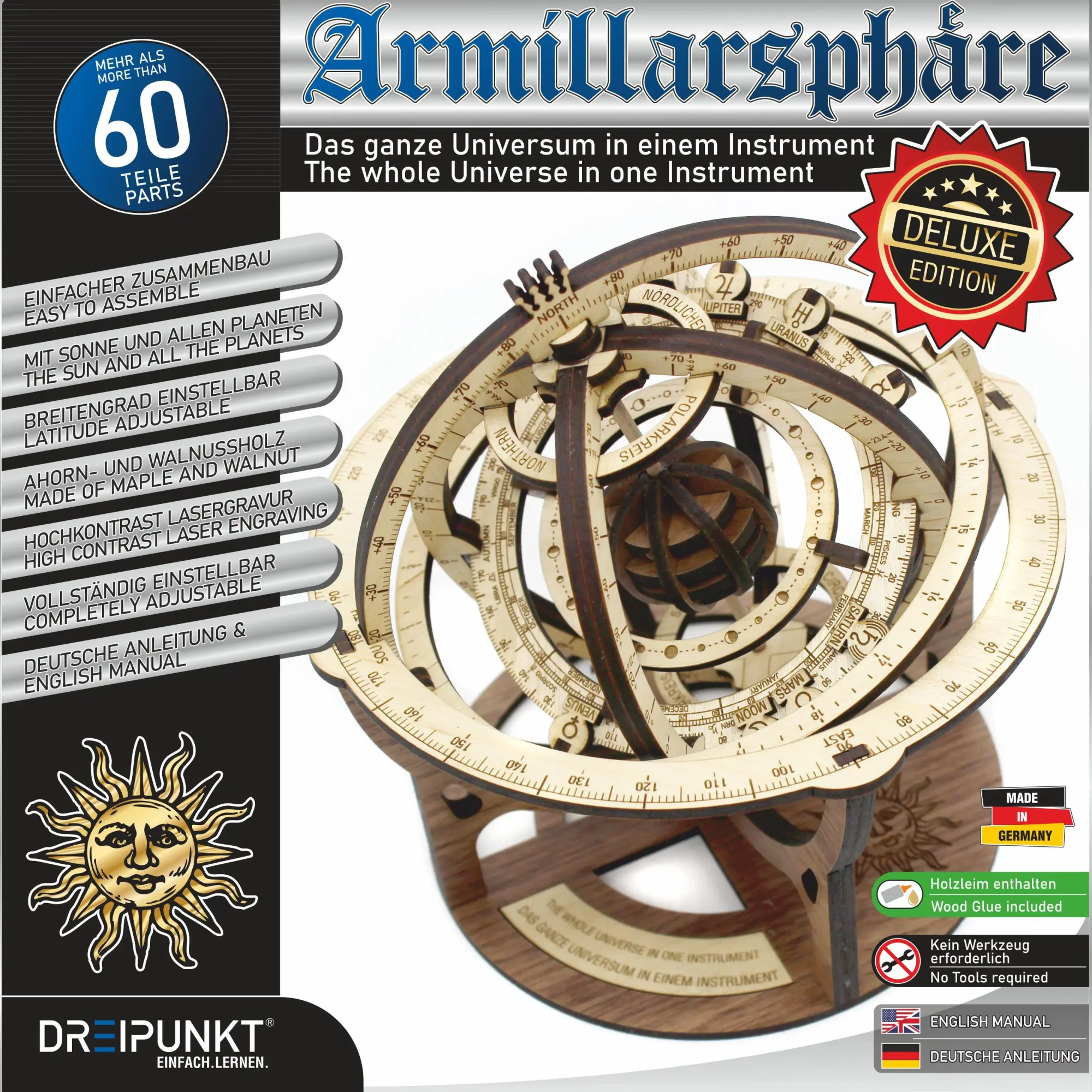 Cover: 4251241150702 | Bausatz Armillarsphäre Deluxe | Schulze Media GmbH | Deutsch | 2021
