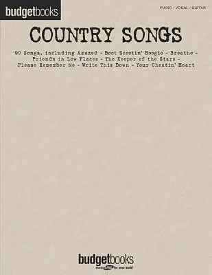 Cover: 9780634040702 | Country Songs | Hal Leonard Corp | Taschenbuch | Buch | Englisch