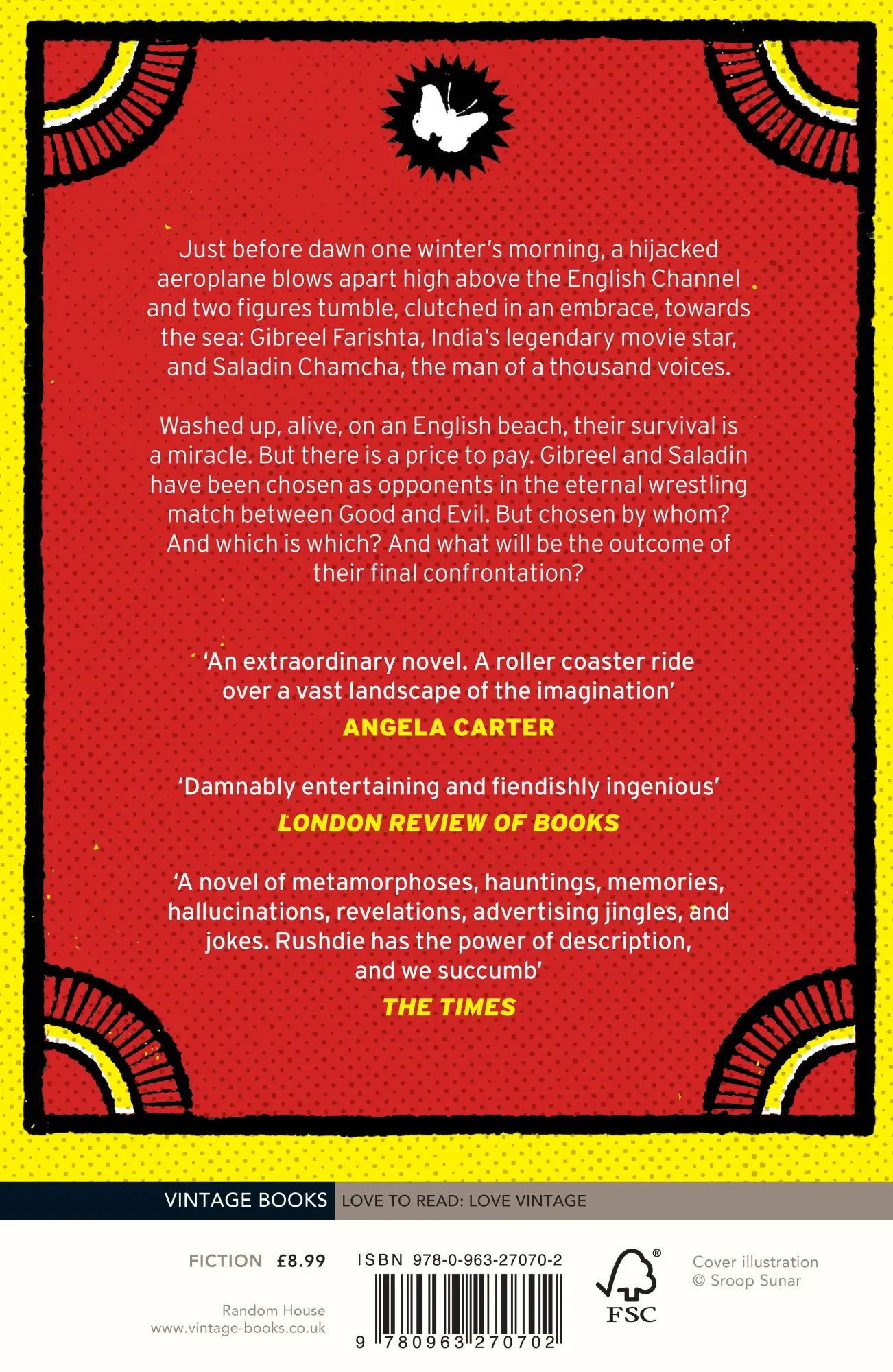 Rückseite: 9780963270702 | The Satanic Verses | Salman Rushdie | Taschenbuch | B-format paperback
