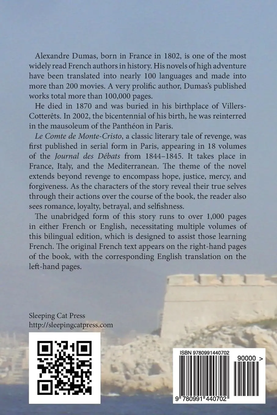 Rückseite: 9780991440702 | The Count of Monte Cristo, Volume 1 | Alexandre Dumas | Taschenbuch