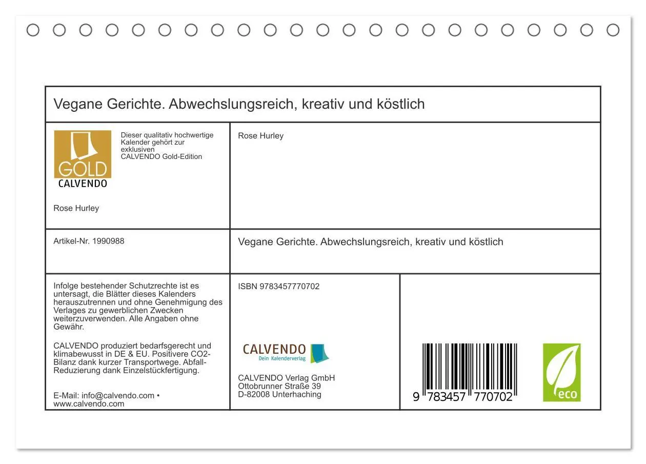 Bild: 9783457770702 | Vegane Gerichte. Abwechslungsreich, kreativ und köstlich...