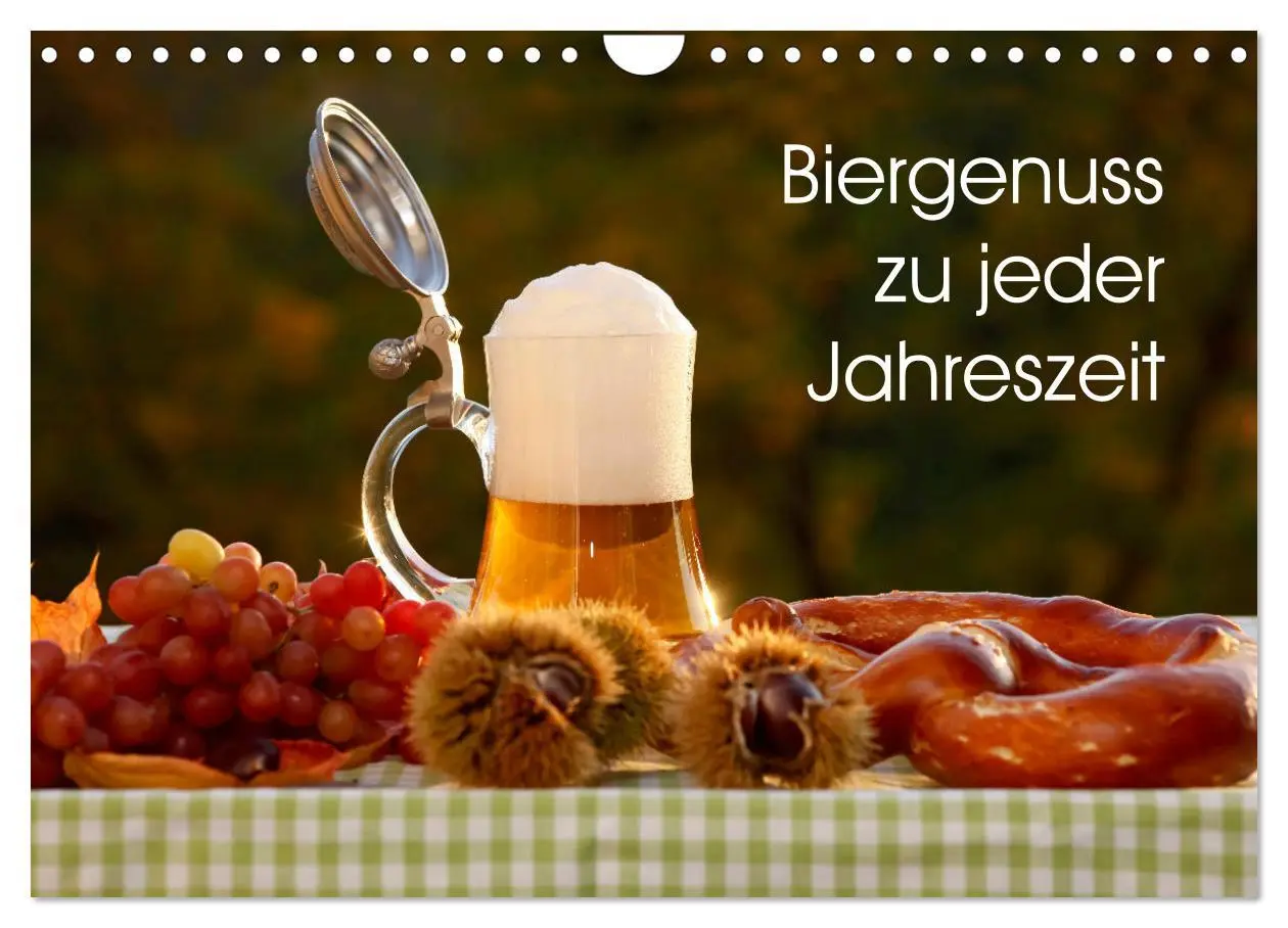 Cover: 9783457840702 | Biergenuss zu jeder Jahreszeit (Wandkalender 2026 DIN A4 quer),...