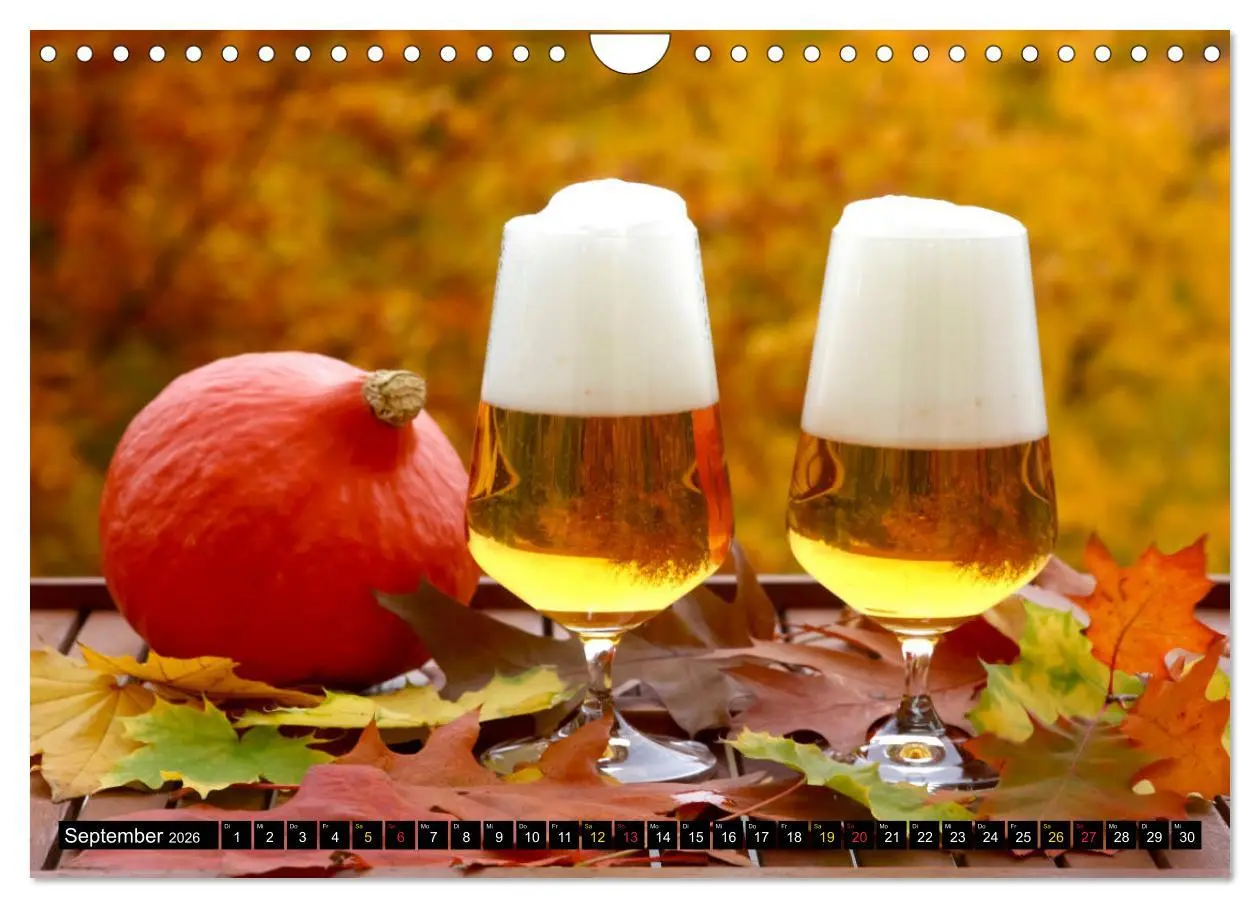 Bild: 9783457840702 | Biergenuss zu jeder Jahreszeit (Wandkalender 2026 DIN A4 quer),...