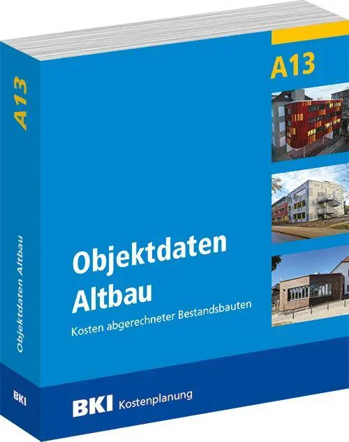 Cover: 9783481050702 | BKI Objektdaten Altbau A13 | Architektenkammern | Taschenbuch | 936 S.