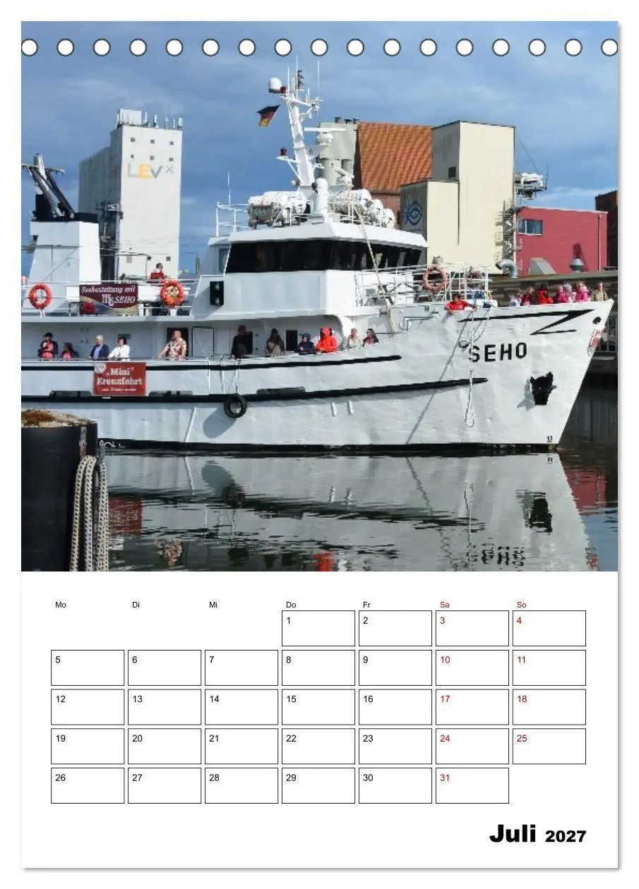 Bild: 9783594390702 | Heiligenhafen eine Perle der Ostsee (Tischkalender 2027 DIN A5...