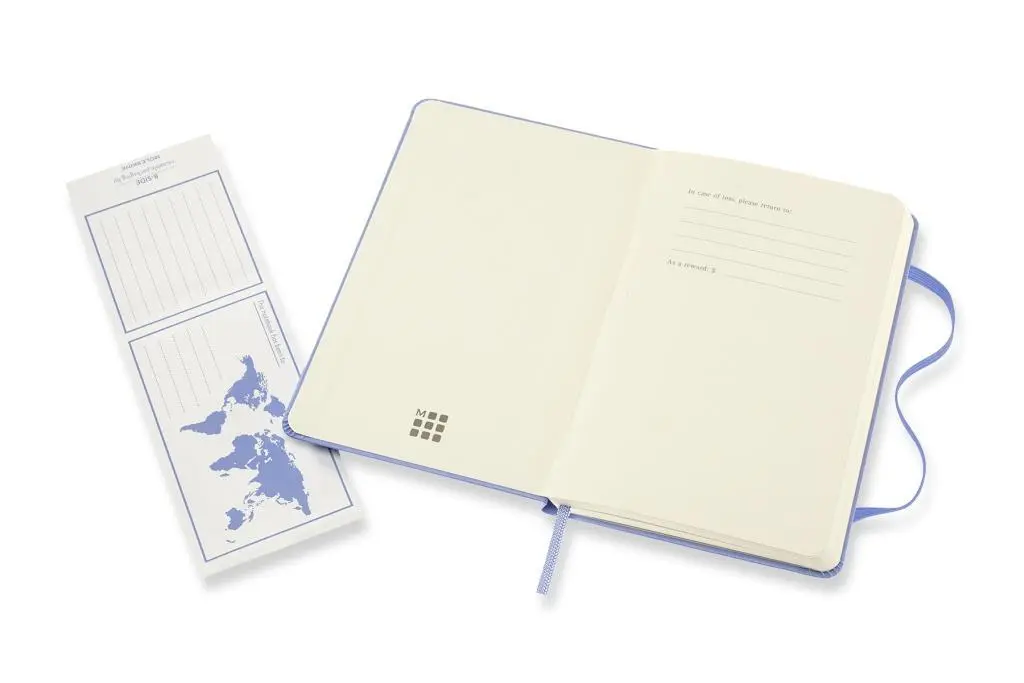 Bild: 8056420850802 | Moleskine Notizbuch Pocket/A6, Blanko, Fester Einband, Hortensien Blau