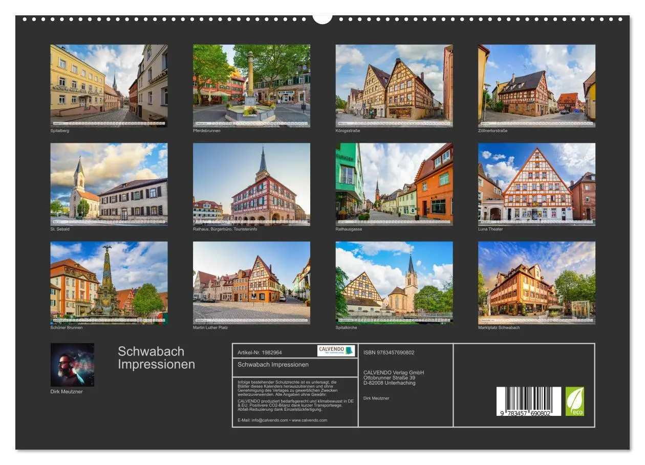 Bild: 9783457690802 | Schwabach Impressionen (hochwertiger Premium Wandkalender 2026 DIN...