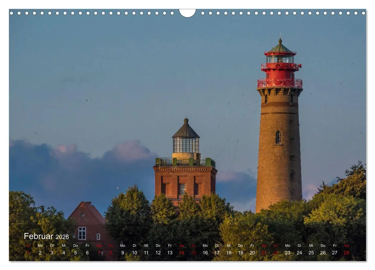Bild: 9783457830802 | Die schönsten Leuchttürme - Deutsche Ostsee (Wandkalender 2026 DIN...