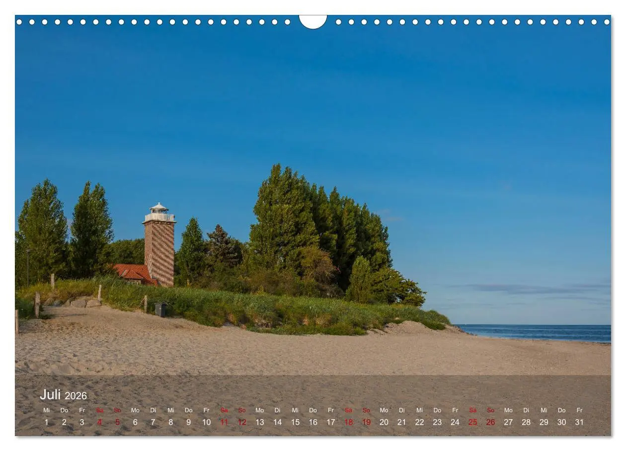 Bild: 9783457830802 | Die schönsten Leuchttürme - Deutsche Ostsee (Wandkalender 2026 DIN...