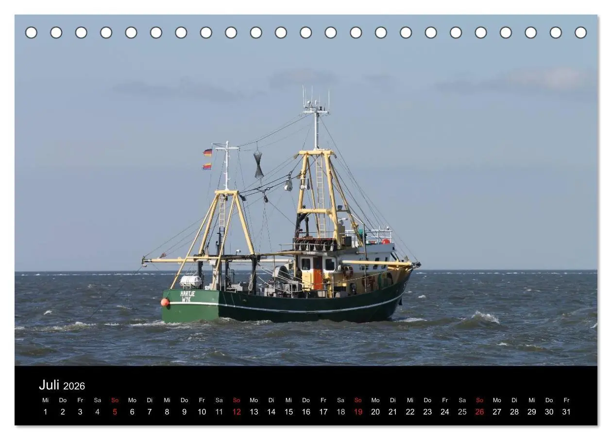 Bild: 9783516160802 | Sylt 2026 (Tischkalender 2026 DIN A5 quer), CALVENDO Monatskalender