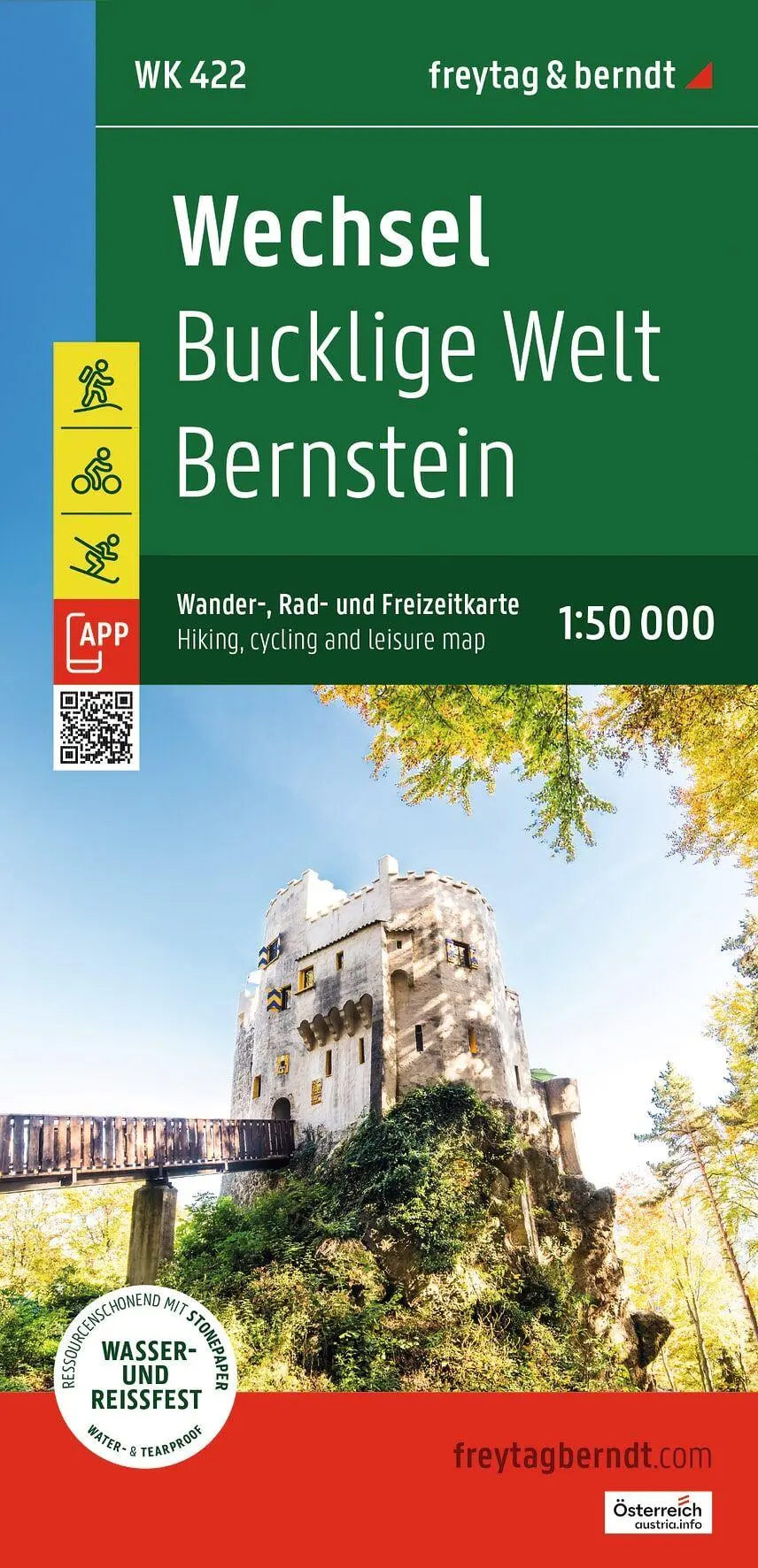 Cover: 9783707920802 | freytag &amp; berndt Wanderkarte Wechsel - Bucklige Welt - Bernstein...