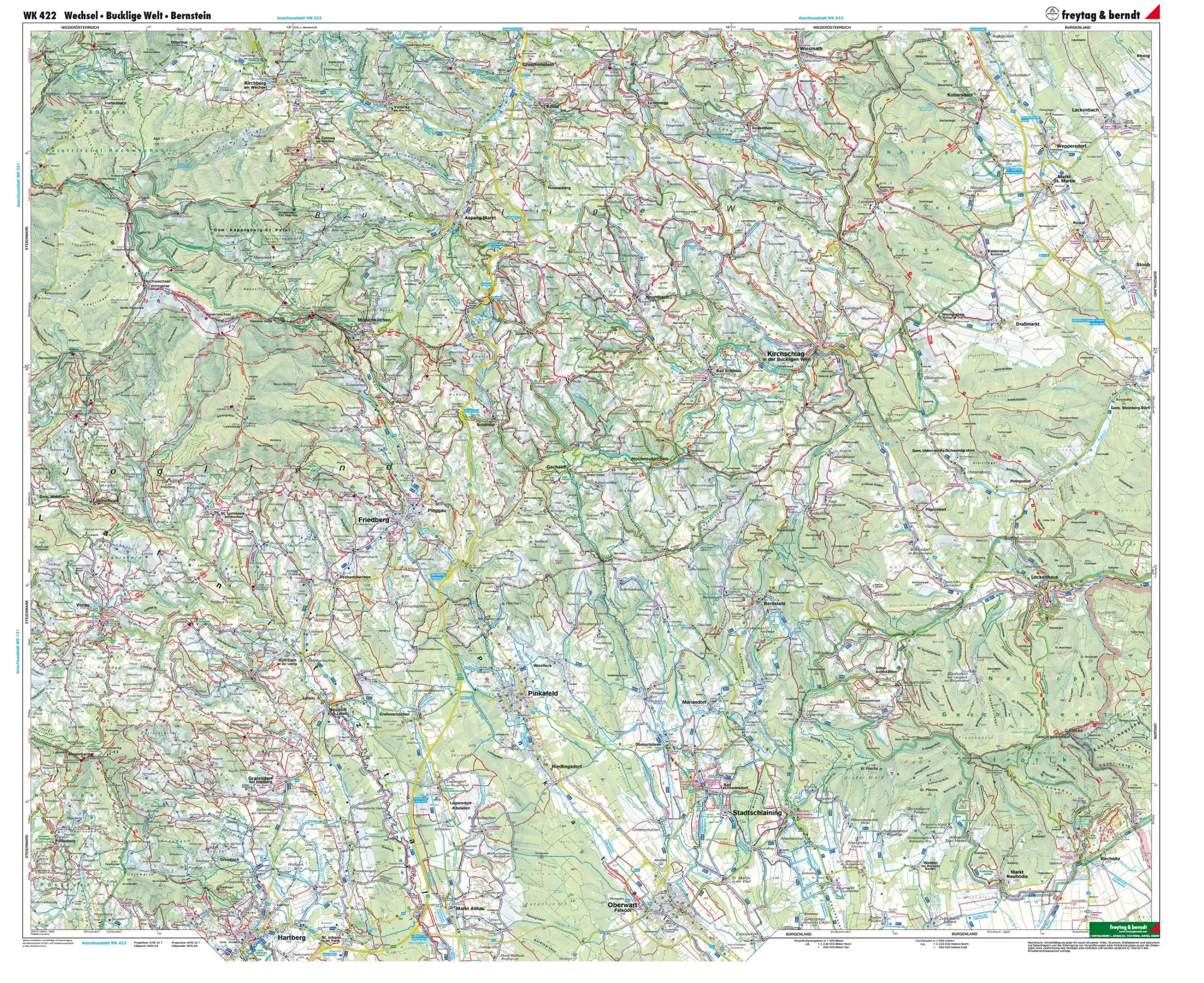 Bild: 9783707920802 | freytag &amp; berndt Wanderkarte Wechsel - Bucklige Welt - Bernstein...