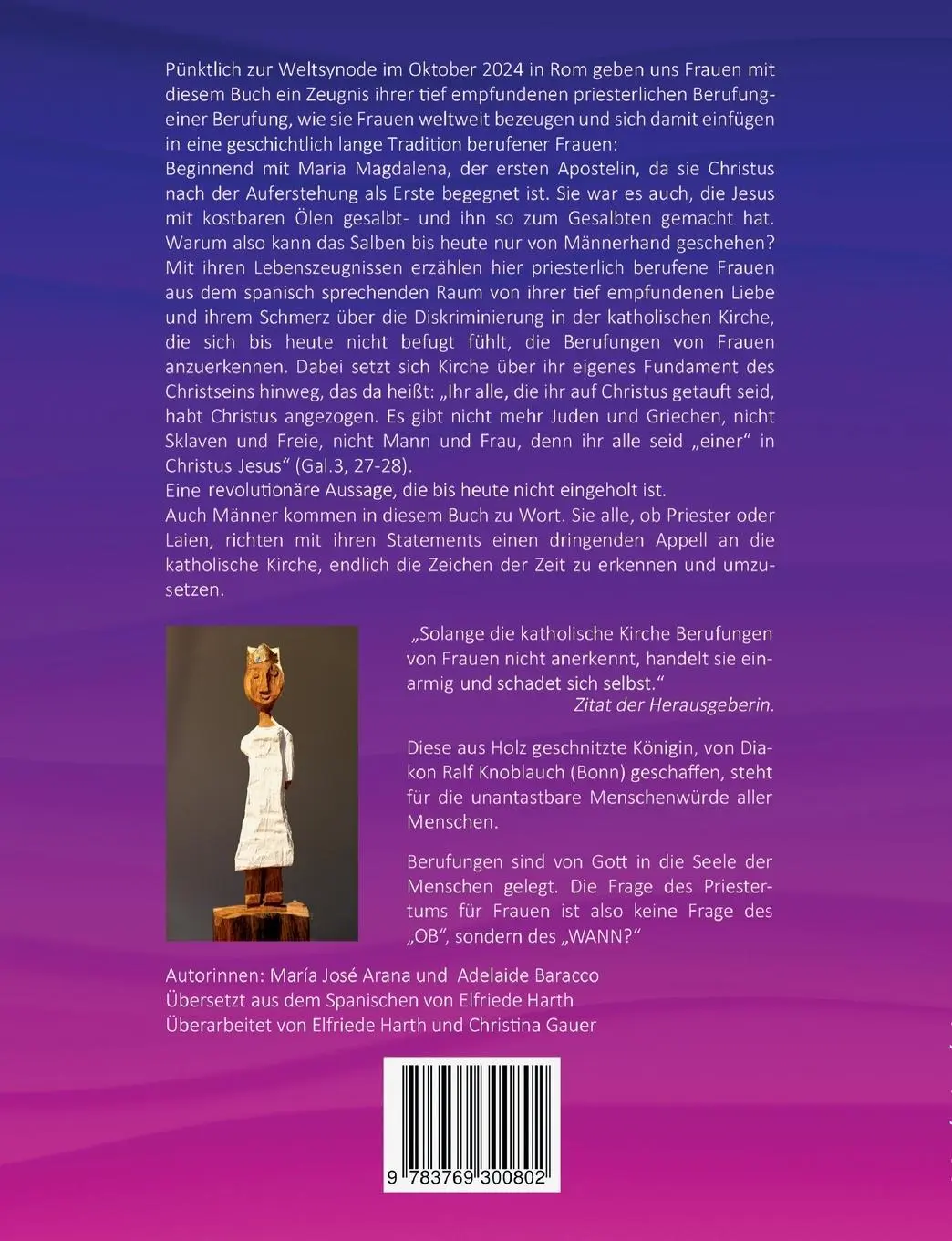 Rückseite: 9783769300802 | Frauenpriestertum Wann? | Dialoge über das Weiheamt für Frauen | Buch