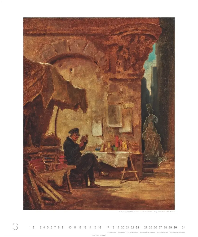 Bild: 9783839900802 | Carl Spitzweg Edition Kalender 2025 | Carl Spitzweg | Kalender | 2025