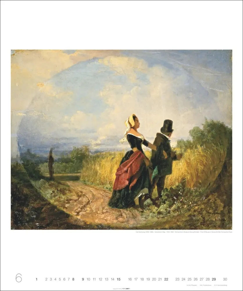 Bild: 9783839900802 | Carl Spitzweg Edition Kalender 2025 | Carl Spitzweg | Kalender | 2025