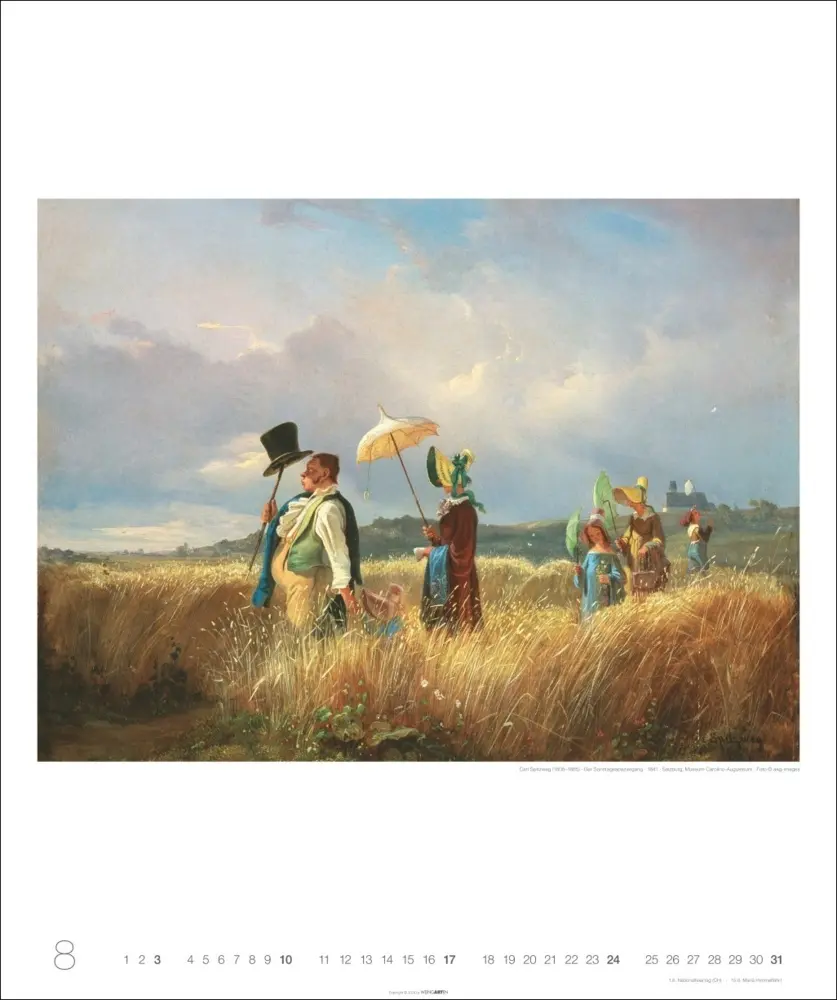 Bild: 9783839900802 | Carl Spitzweg Edition Kalender 2025 | Carl Spitzweg | Kalender | 2025