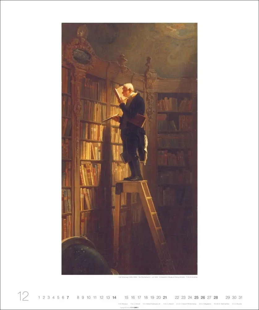 Bild: 9783839900802 | Carl Spitzweg Edition Kalender 2025 | Carl Spitzweg | Kalender | 2025