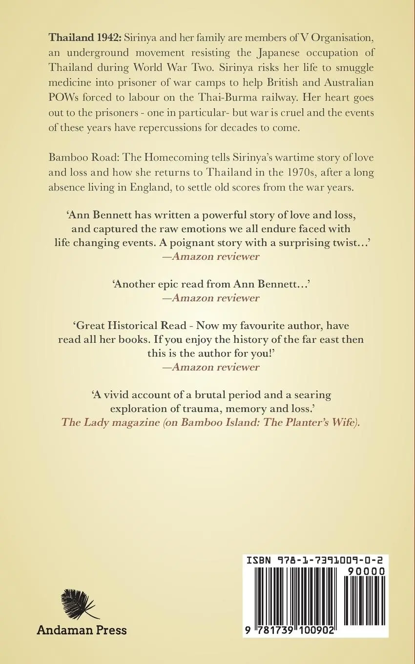 Rückseite: 9781739100902 | Bamboo Road | The Homecoming | Ann Bennett | Taschenbuch | Englisch