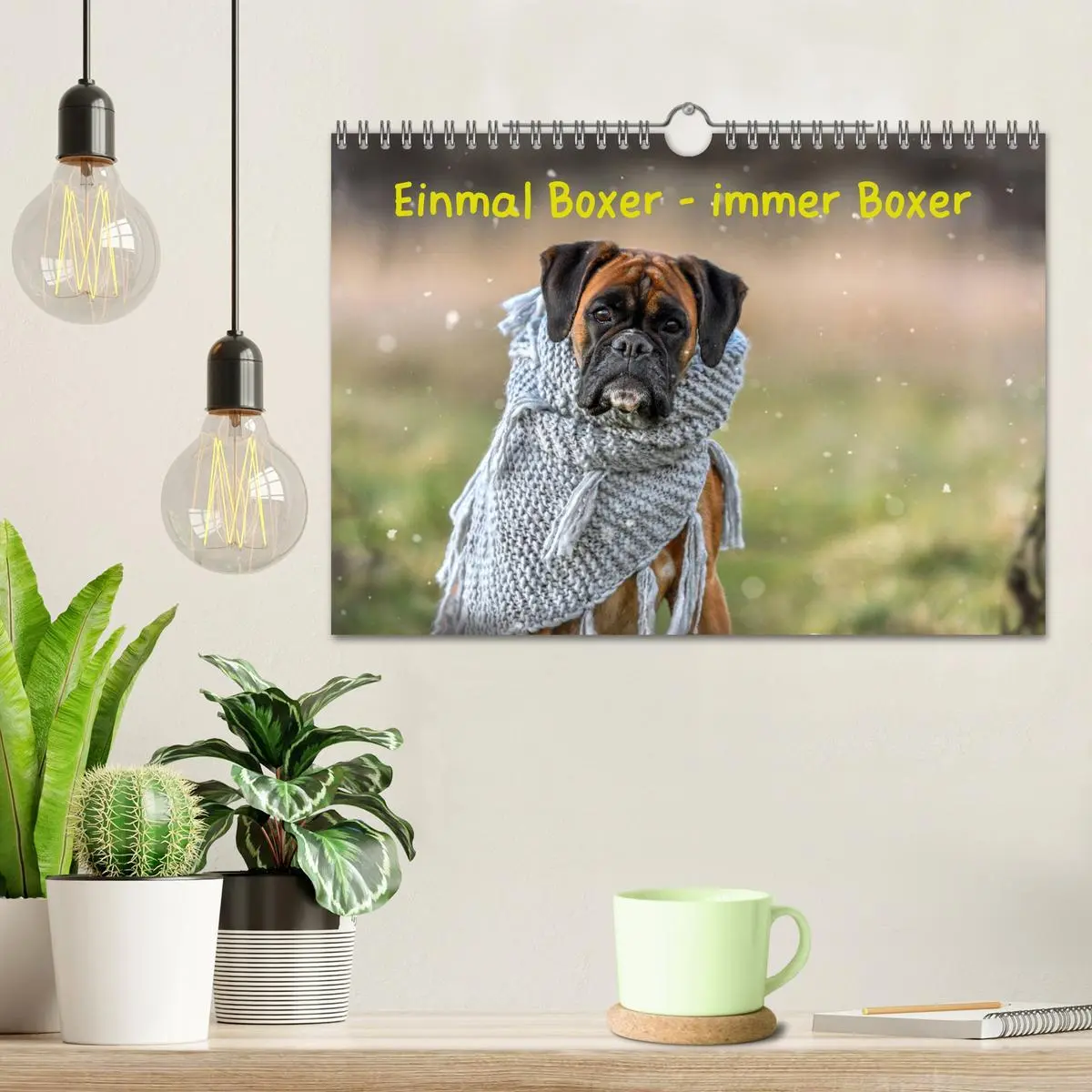 Bild: 9783457750902 | Einmal Boxer - immer Boxer (Wandkalender 2026 DIN A4 quer),...