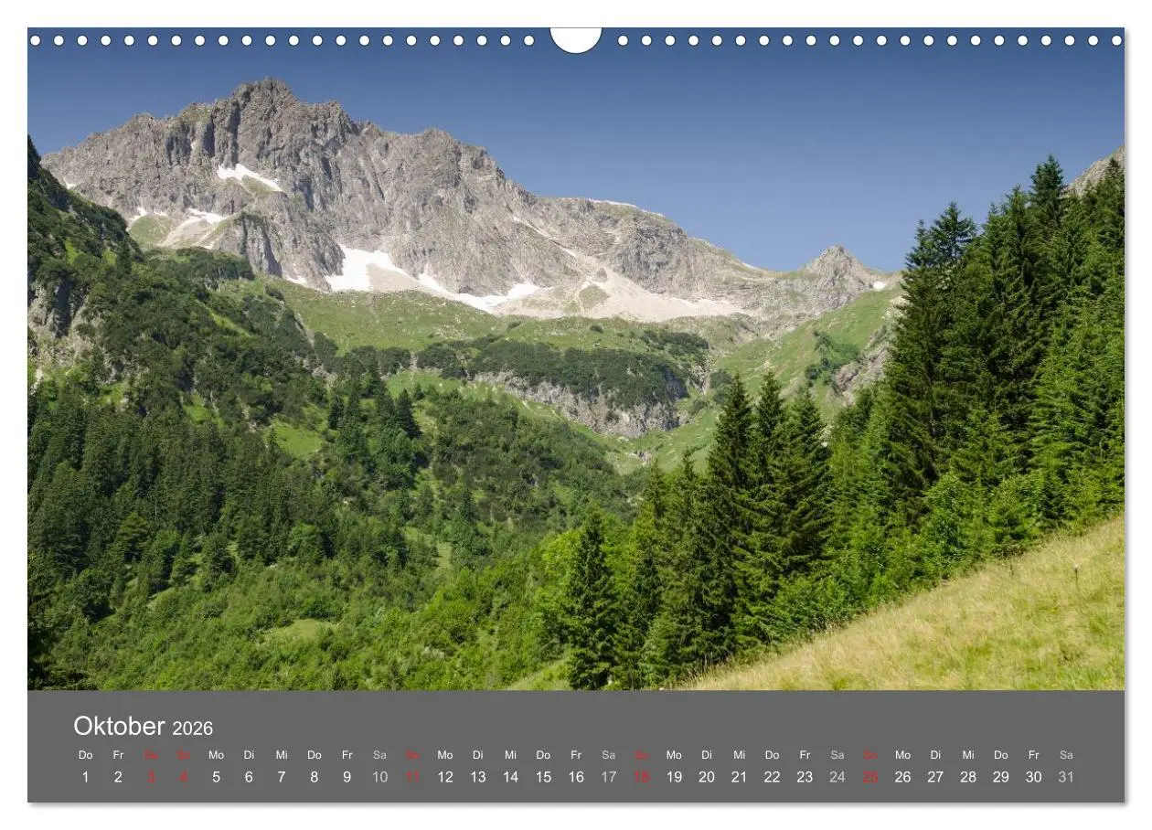 Bild: 9783516220902 | Tannheimer Tal (Wandkalender 2026 DIN A3 quer), CALVENDO...