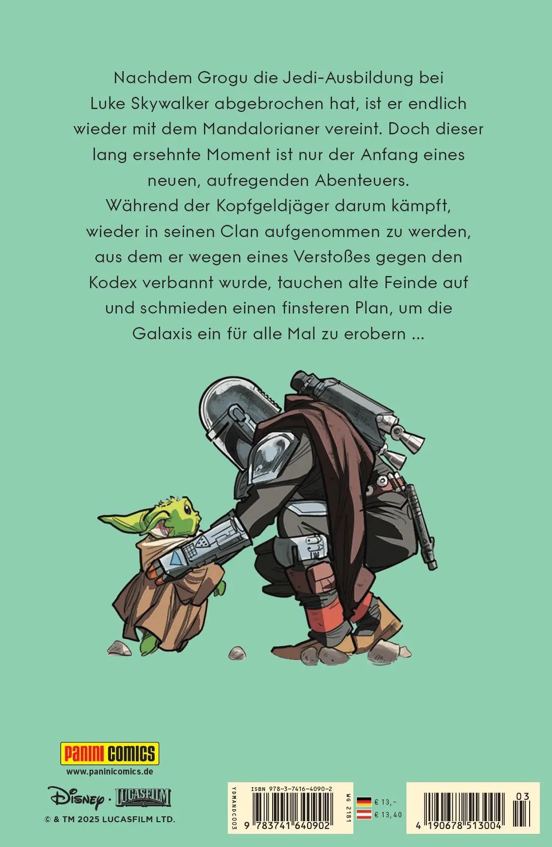 Rückseite: 9783741640902 | Star Wars: The Mandalorian Comics - Der offizielle Comic zur...