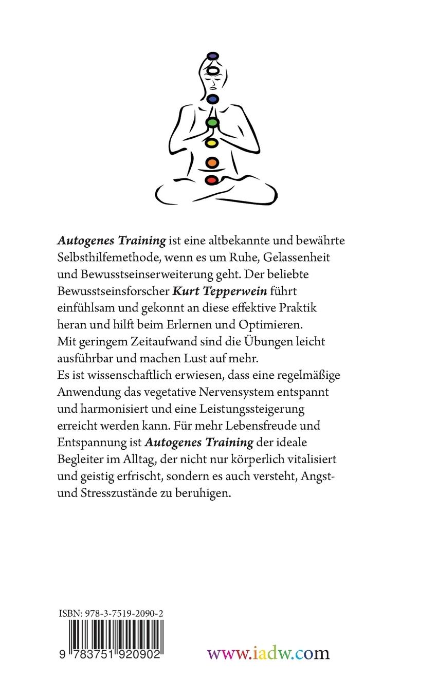 Rückseite: 9783751920902 | Autogenes Training | Kurt Tepperwein | Taschenbuch | 132 S. | Deutsch